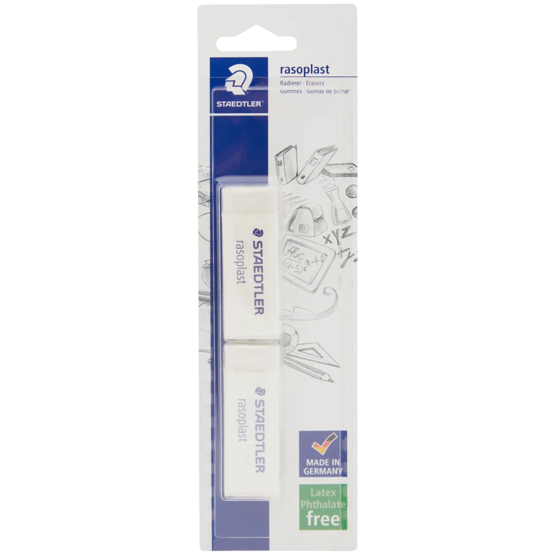 Staedtler rasoplast gum 2 stuks