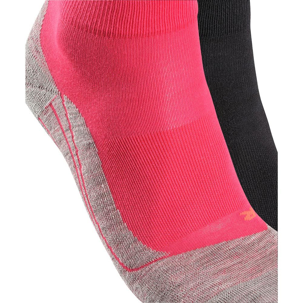 Falke RU4 Short Hardloopsokken 2-Pack Zwart/Roze Dames