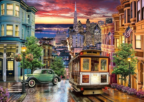 Clementoni Puslespil - San Francisco - High Quality - 3000 Brikker