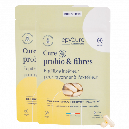 Epycure Laboratoire Cure Probio & Fibre 2 mois