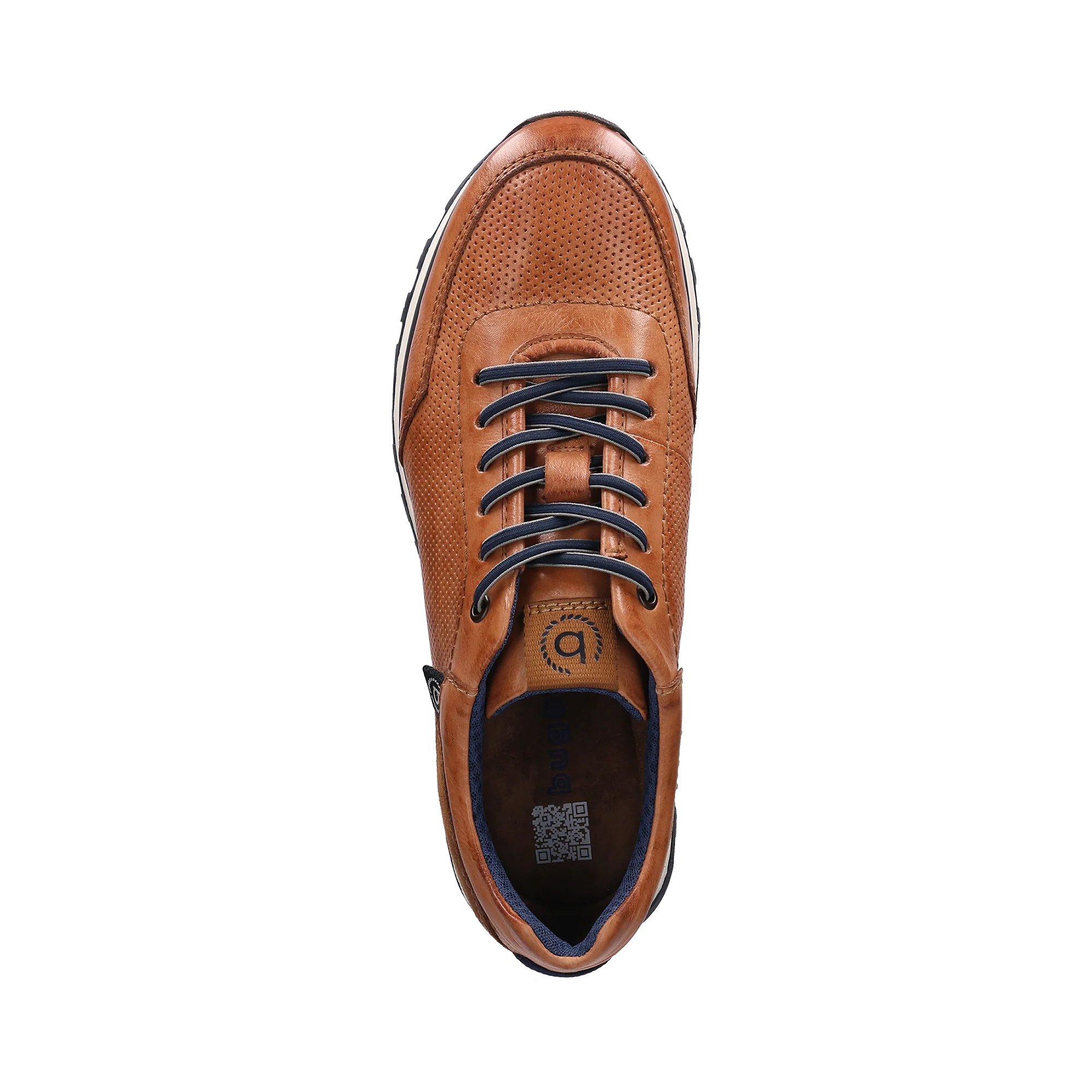 Sneaker cognac