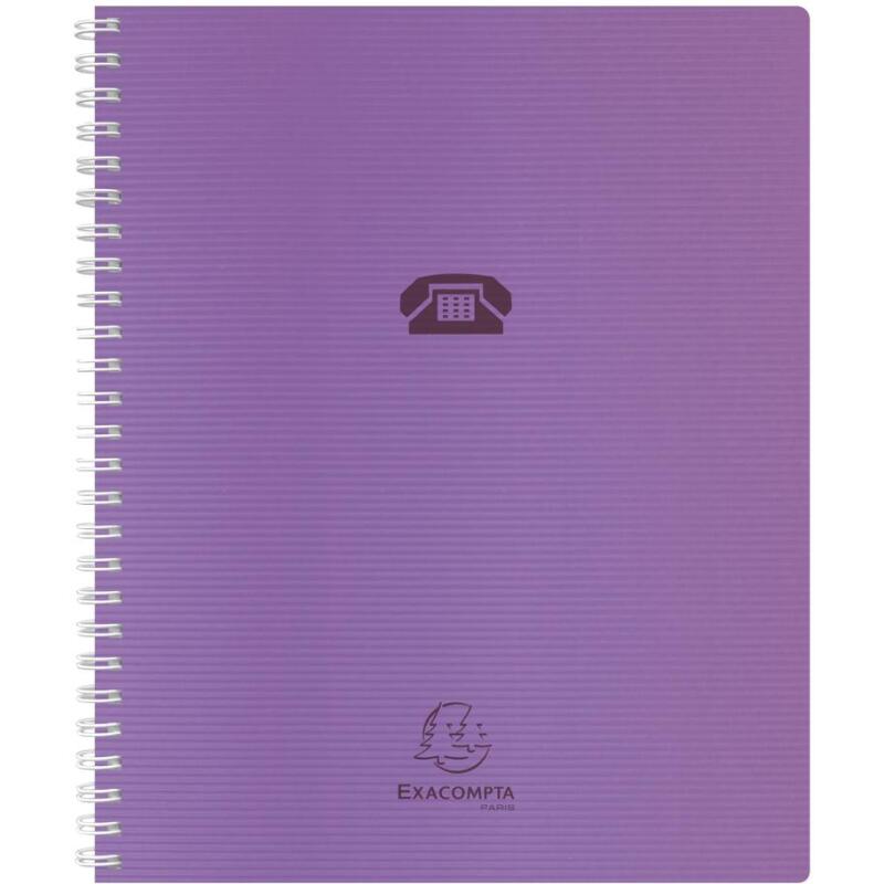 Carnet d'adresses Linicolor 18.5 x 22.5 cm - Coloris aléatoire