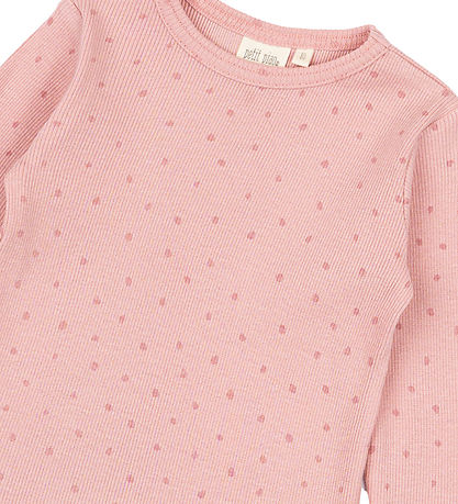 Petit Piao Bluse - Rib - Modal - Hell Rose