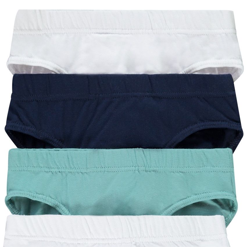 Lot de 7 slips unis pour garçon - Blanc