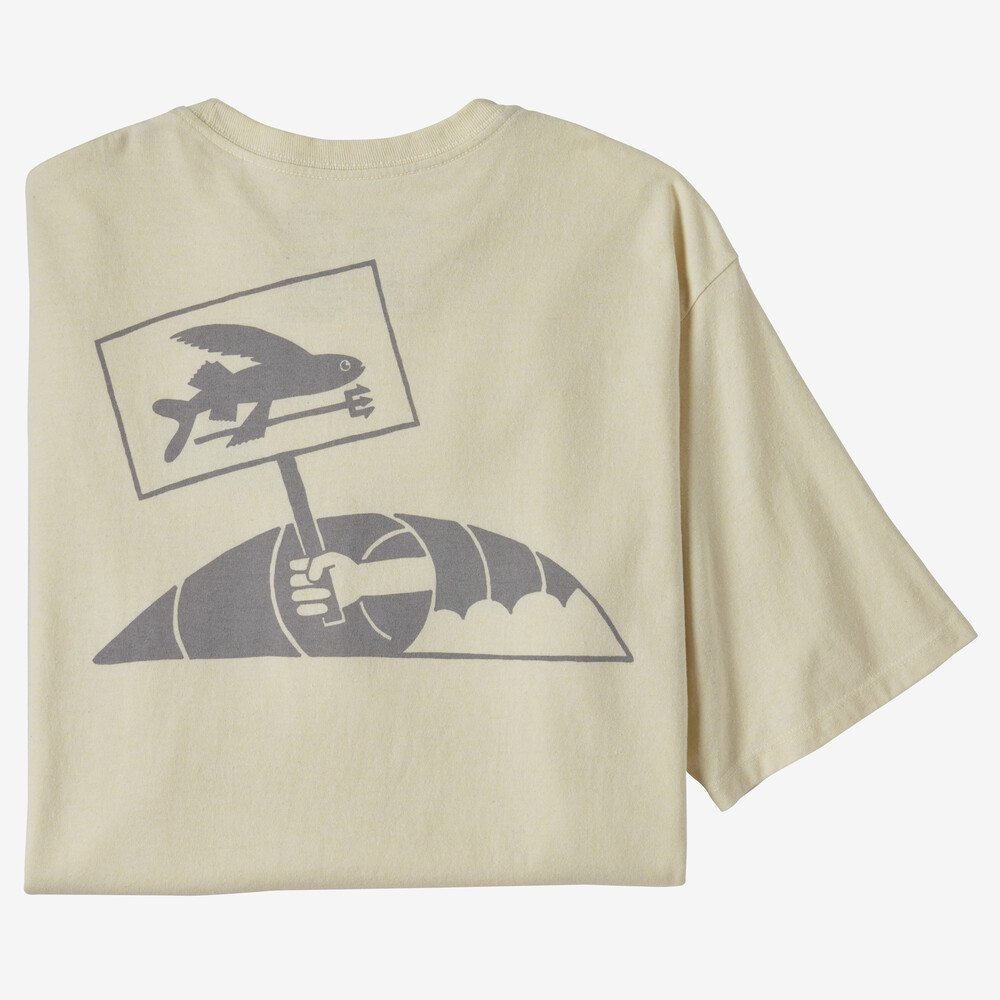 Herren-T-Shirt „Flying Fish Protest Responsibili-Tee“