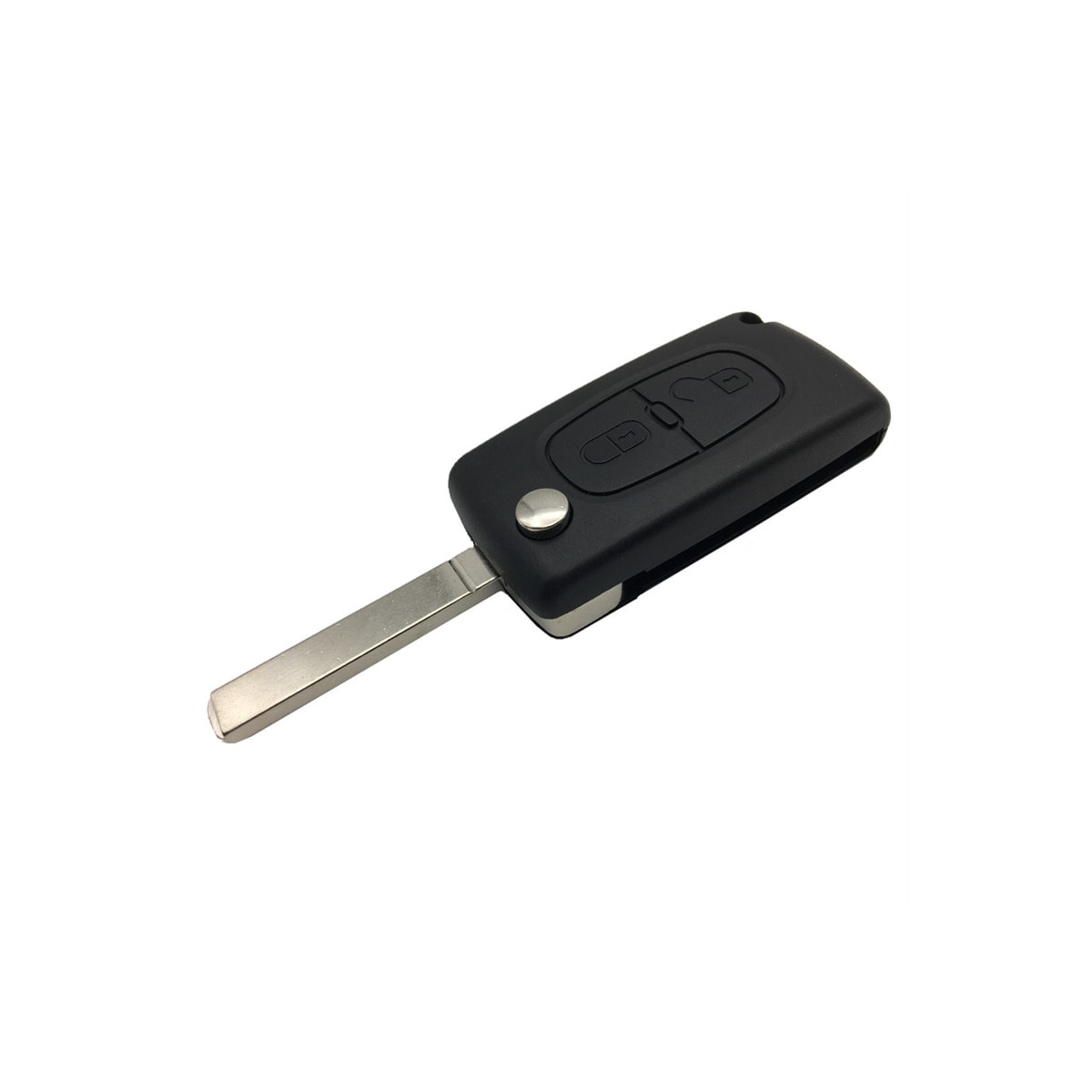 Bilnøkkeldeksel til Peugeot / Citroen, 2 knapper