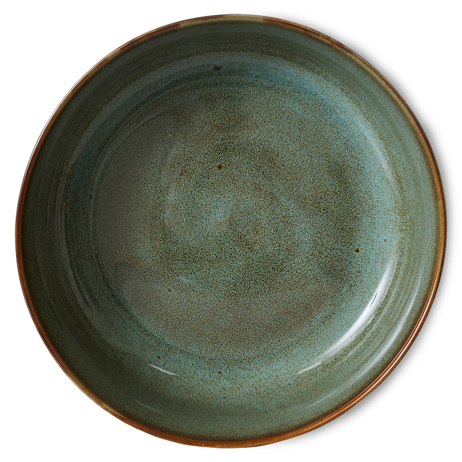 Servies 70's Ceramics salade schaal Rock On