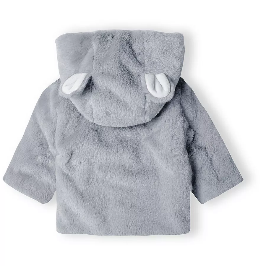 MINOTI Fellimitatjacke Grau