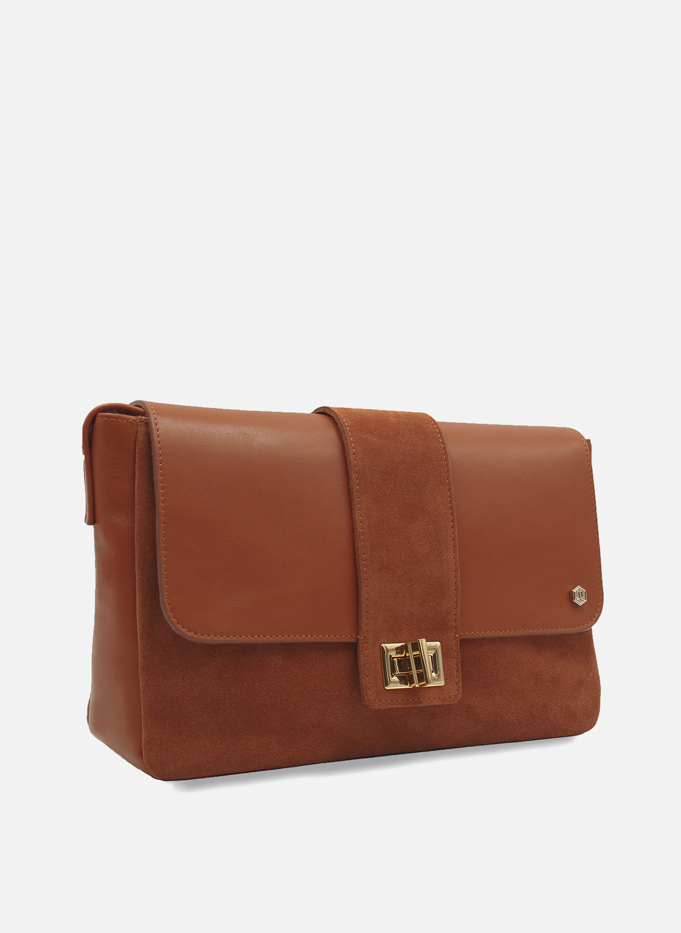 Sac bandoulière cuir | Orange
