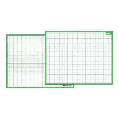 Bouchut - Ardoise mini - Séyès/Quadrillage - 26 x 21 cm - double face - vert