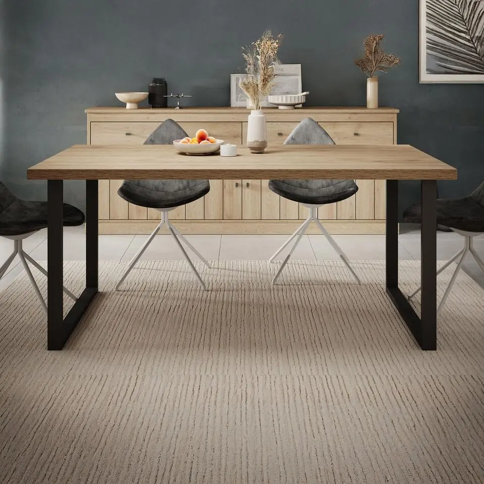 Meubella - Eetkamertafel Vince - Eiken - 180 cm