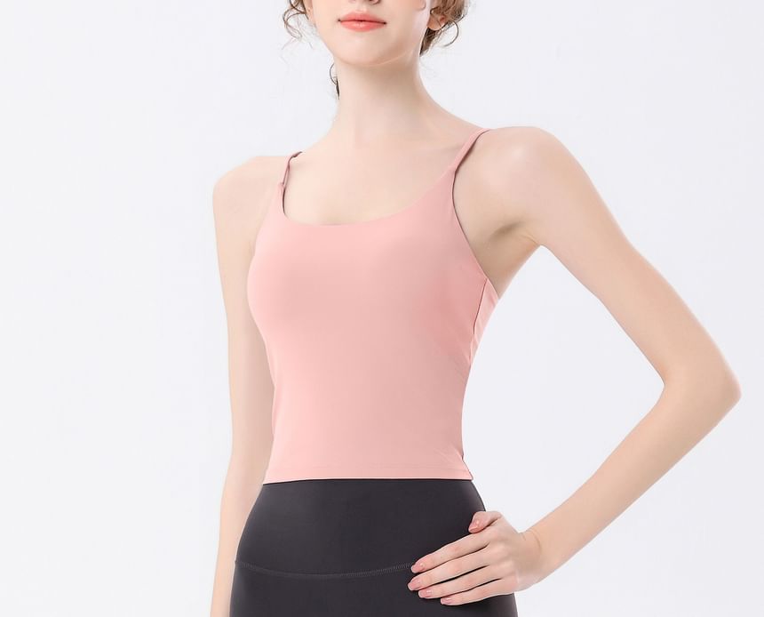 Claduodoe - Effen yoga camisole top