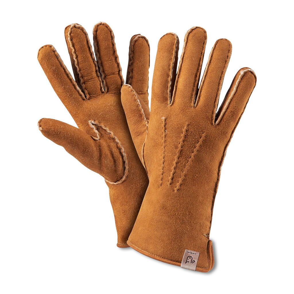 Zubehör - Handschuhe Lammfell-Handschuhe cognac