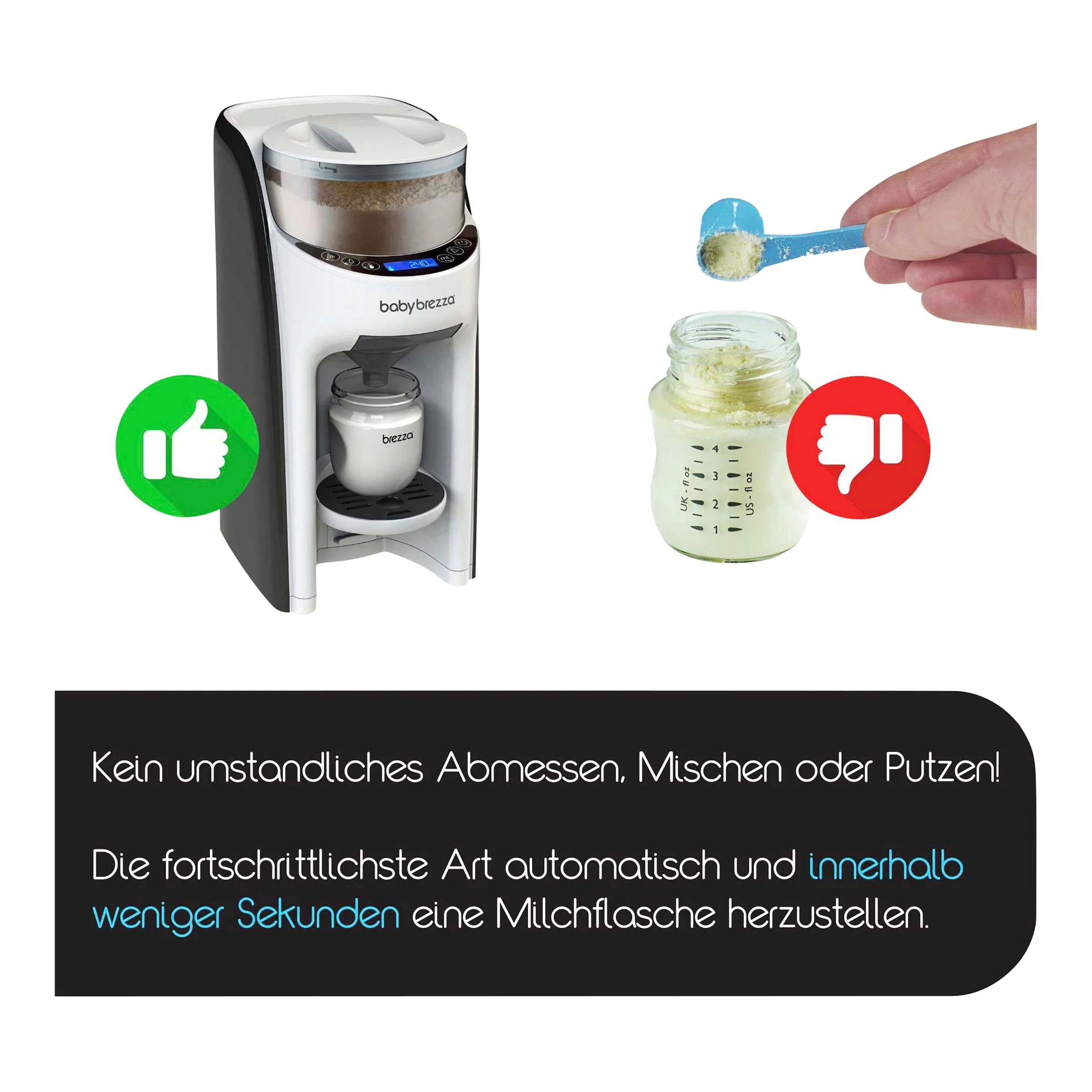 babybrezza Flaschenzubereiter Formula Pro Advanced weiß