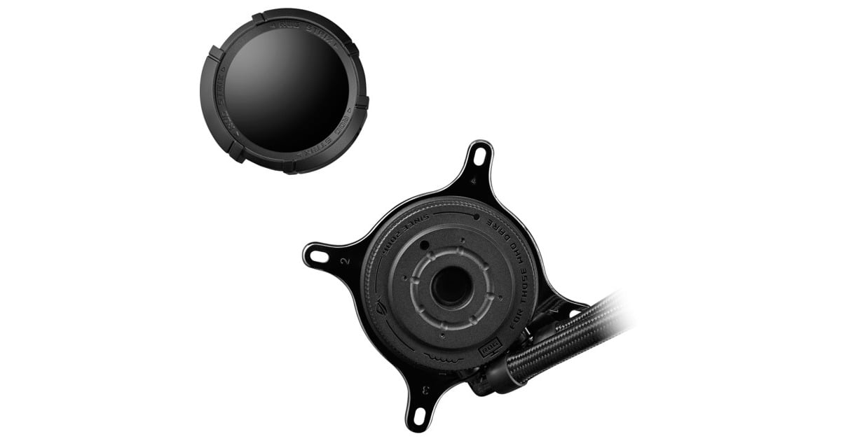ASUSROG STRIX LC III 360 ARGB LCD waterkoeling  (Zwart, 4-pin PWM)