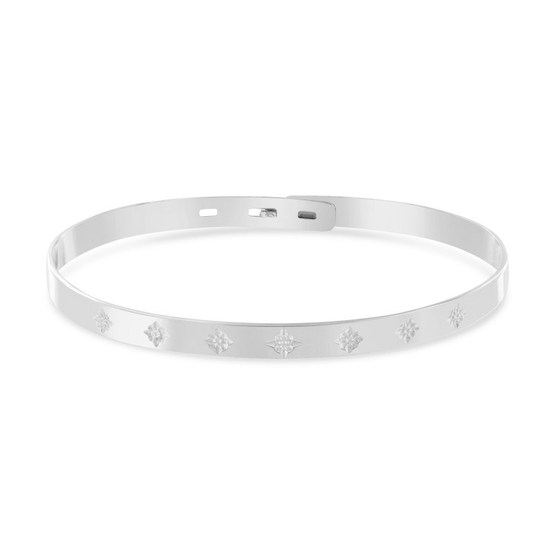 Jonc argent 925 Etoile