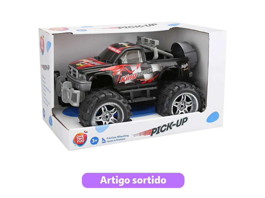 CARRO DE FRICÇÃO ONE TWO FUN 29CM MODELOS SORTIDOS