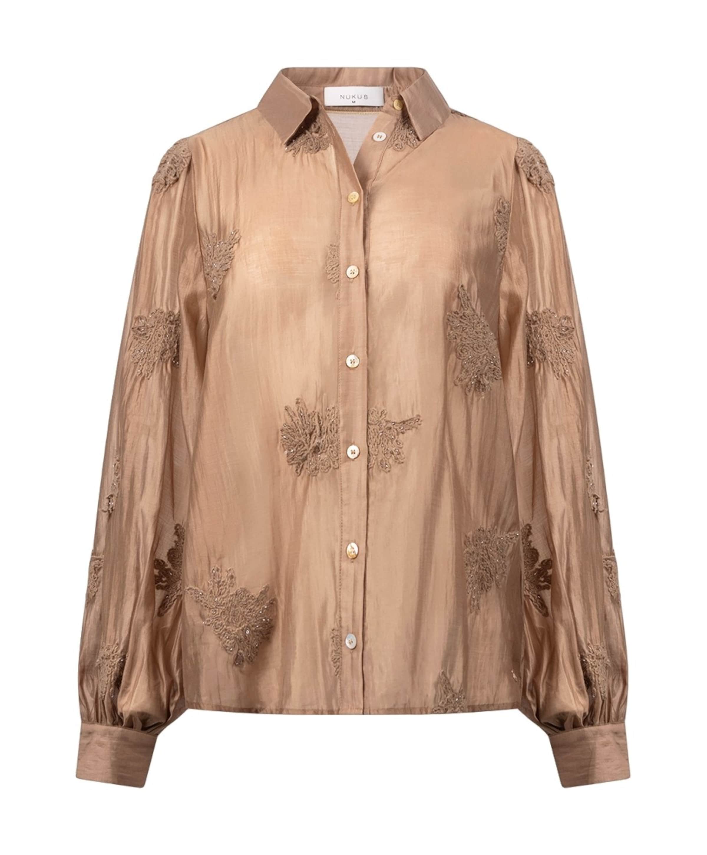 Nukus Dames blouse beige