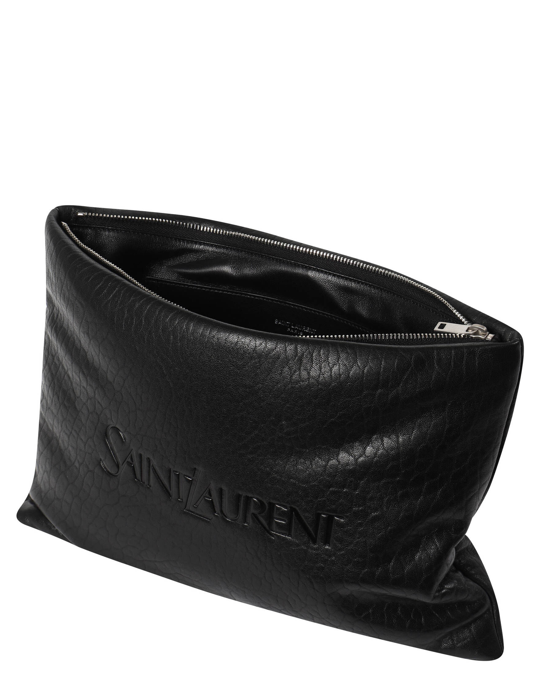 Saint Laurent| Herren Clutch aus Leder PILLOW POUCH