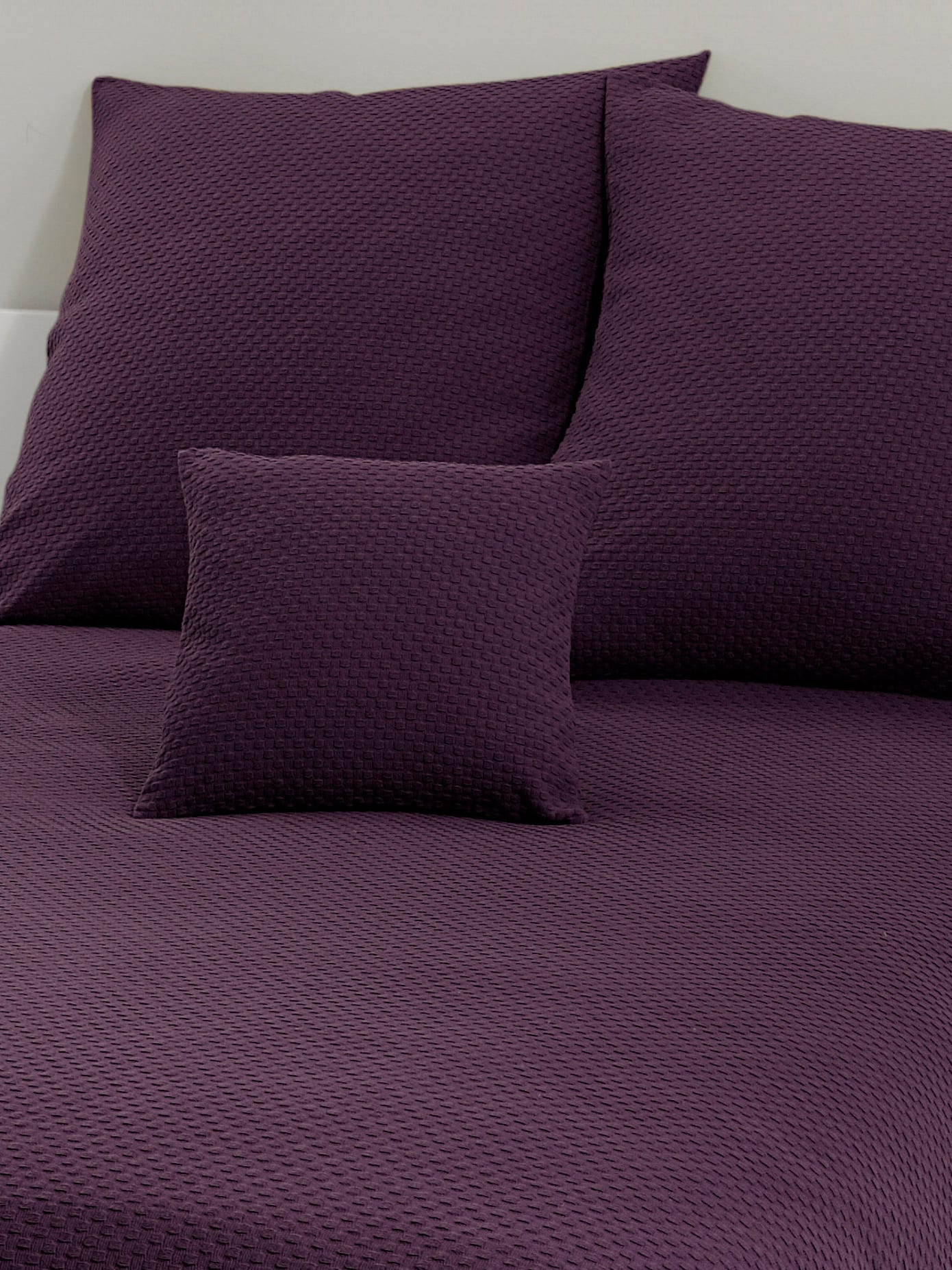 Plaid tissé en relief