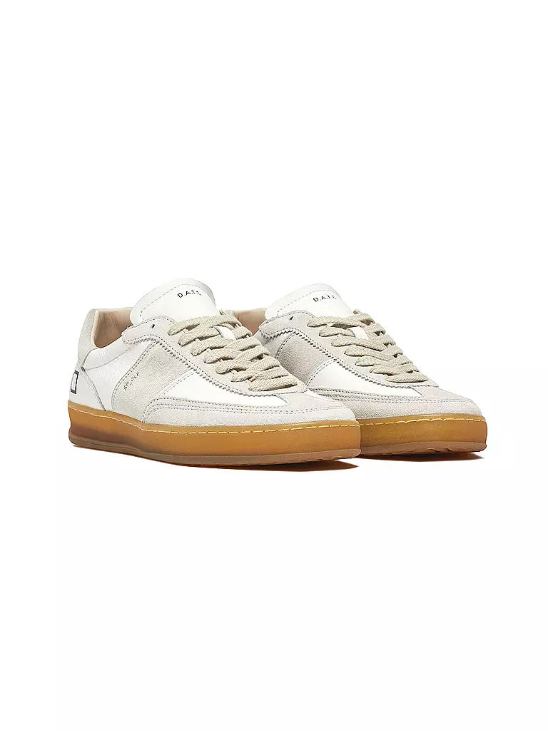 D.A.T.E. Sneaker SPORTY LOW CALF weiss