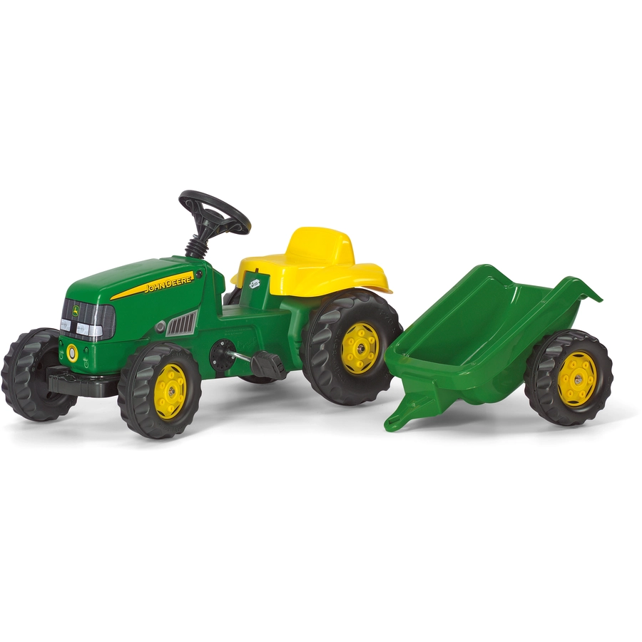 rolly®toys Kindertraktor rollykid John Deere mit rollyKid Trailer 012190