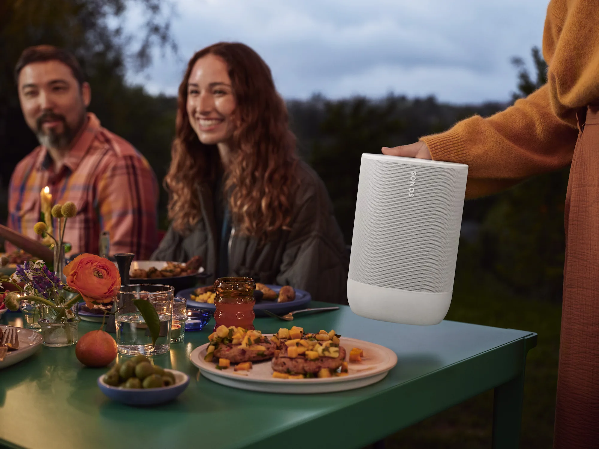 Sonos Move 2 Blanc Enceintes Bluetooth portables
