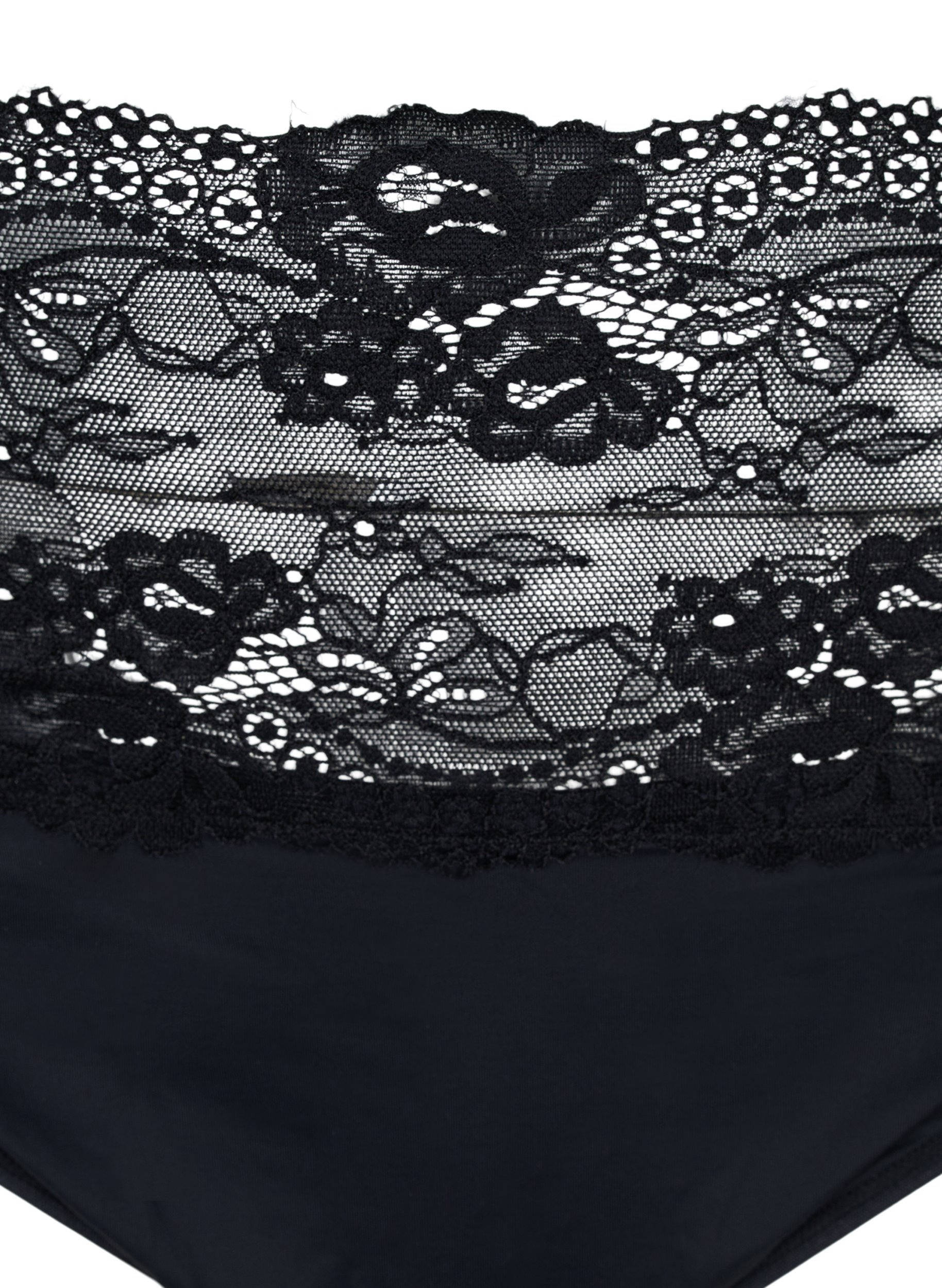 Zizzi slip LCARA (set van 2) zwart