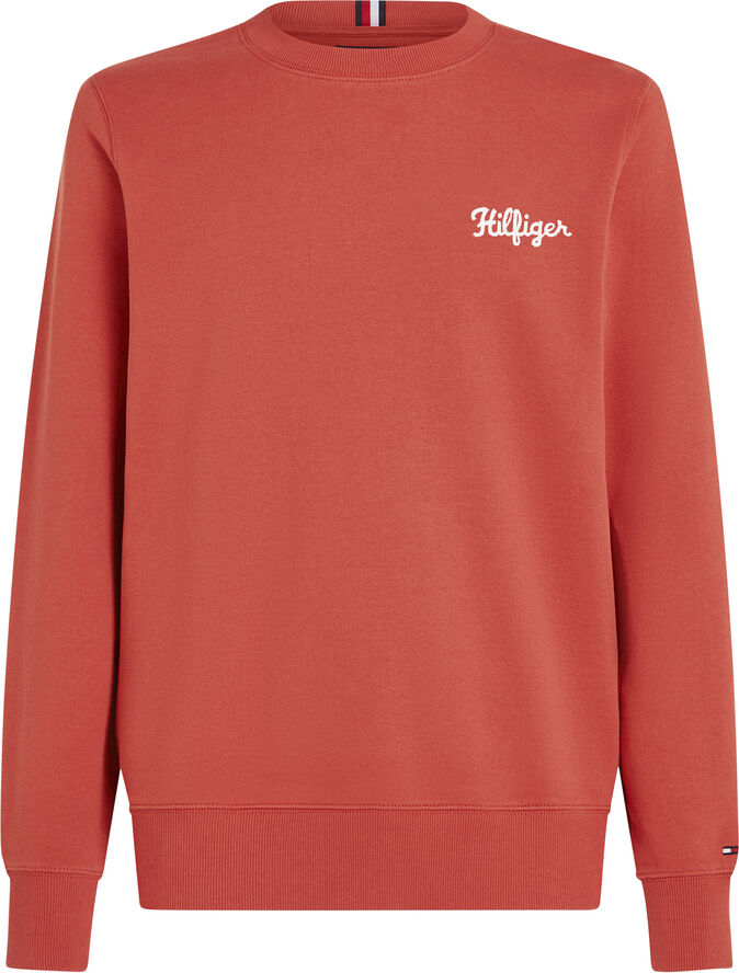 Tommy Hilfiger HILFIGER CHAINSTITCH SWEATSHIRT Terra red