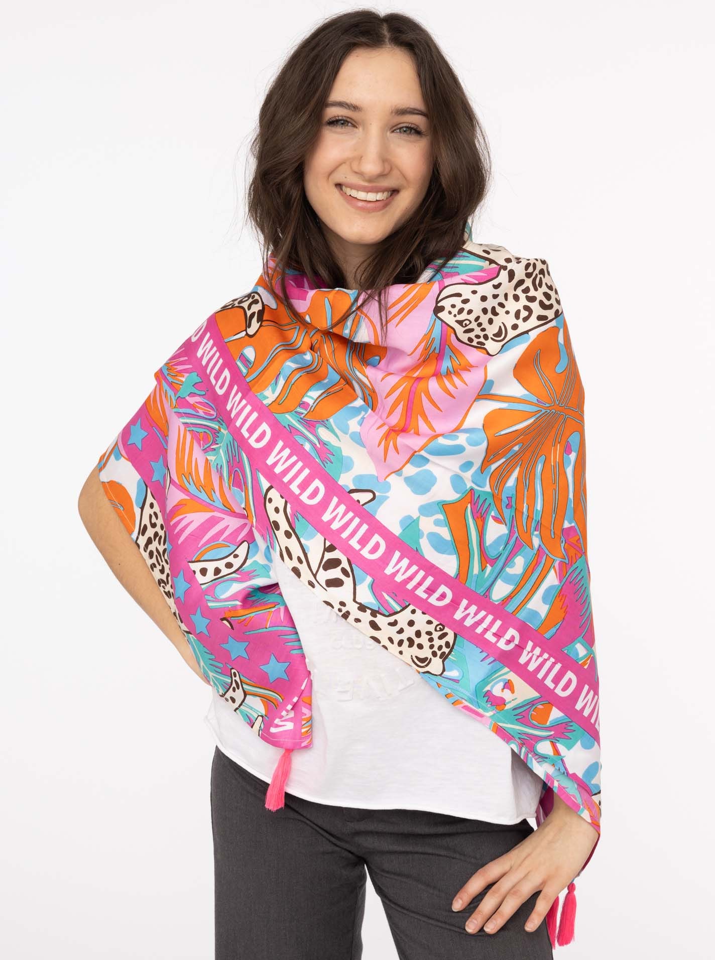 Zwillingsherz Modetuch »Viereck 