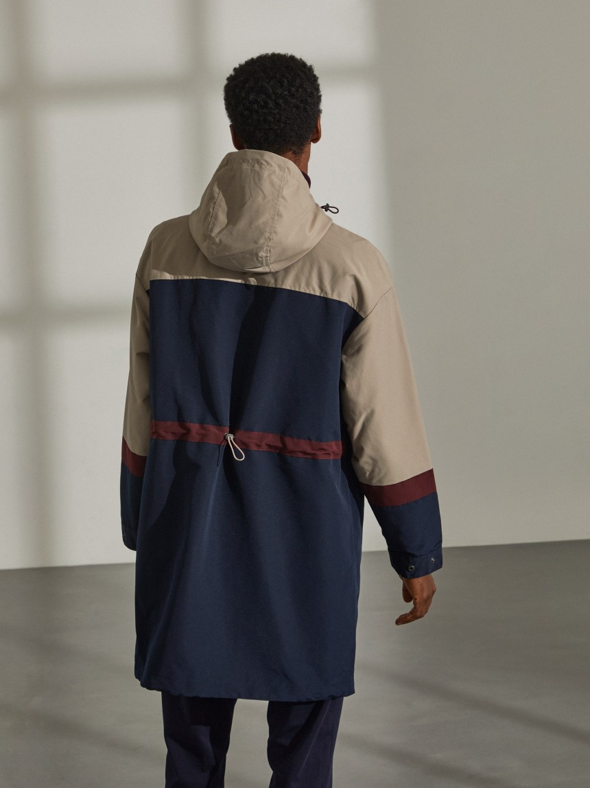 Parka com capuz