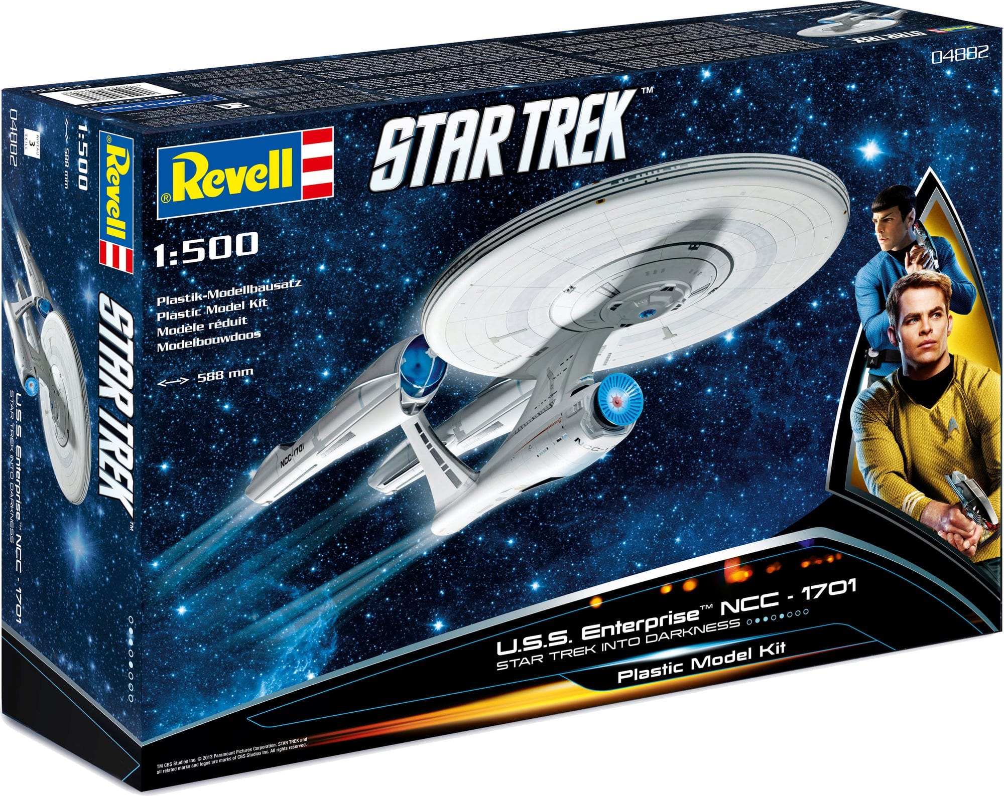 Revell  Star Trek Into Darkness USS Enterprise Modellbausatz    Maßstab 1:500