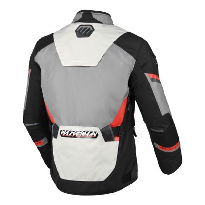 Blouson Macna ZASTRO - Gris / Rouge