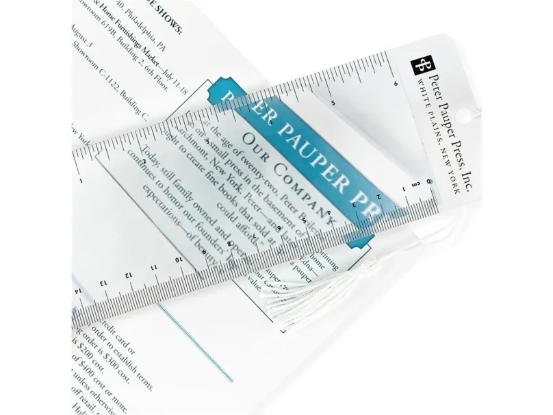 Peter Pauper Press Bookmark for a book with a magnifying glass