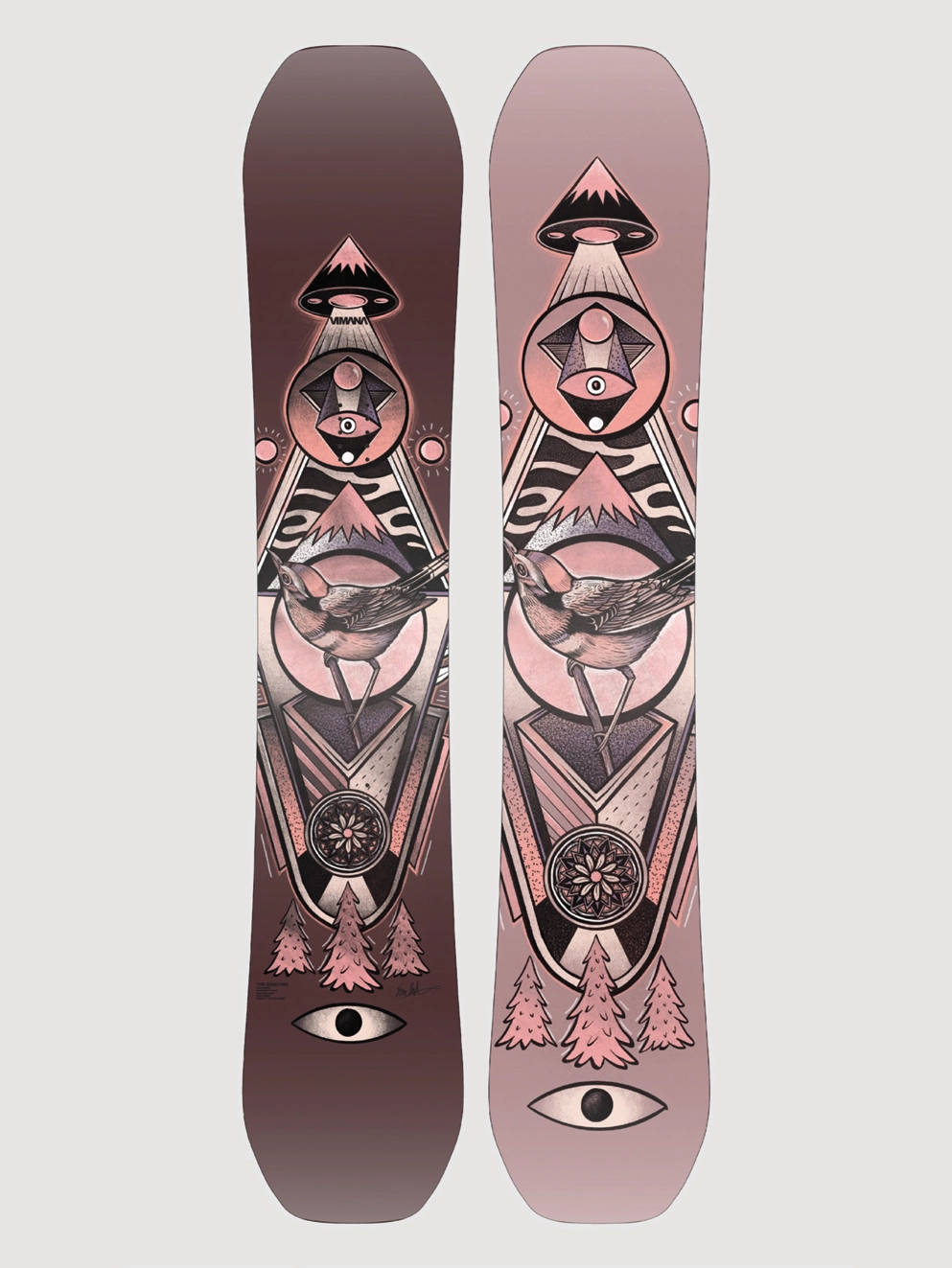 Vimana The Ennitime 2025 Snowboard red mars