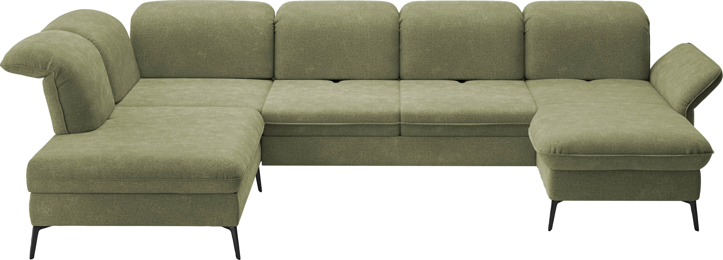 sit&more Wohnlandschaft »Emely, inkl. Sitztiefenverstellung« wahlweise mit Bettfunktion,Bettkasten,Kopf- & Armteilverstellung