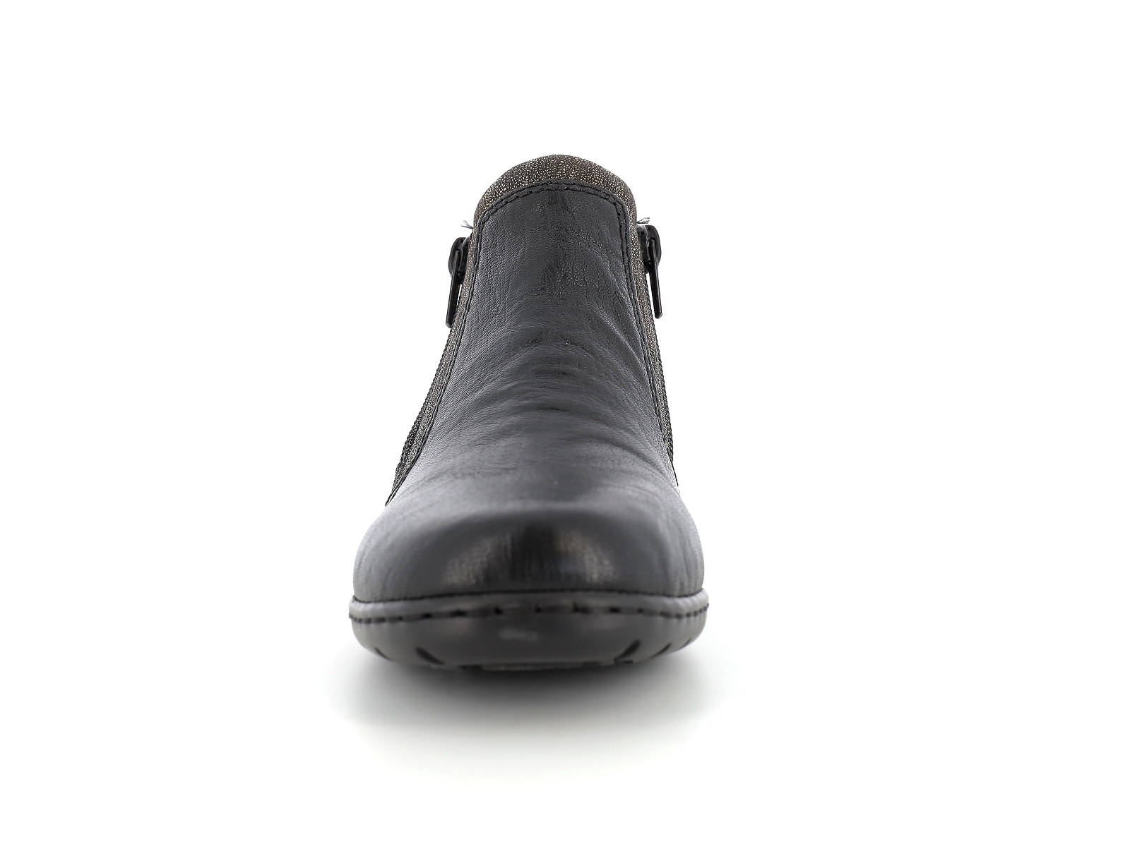 Rieker-L4382 Cuir Noir