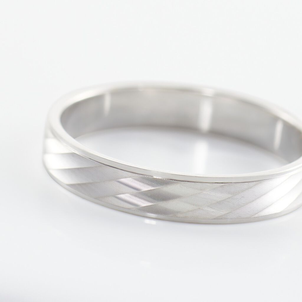 Alliance Marcello Ruban Plat Or Blanc