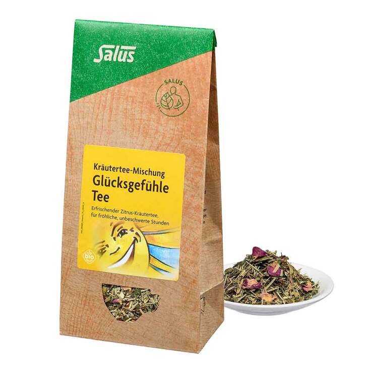 Glücksgefühle Tee Zitrus-Kräutertee bio Salus, 75 g