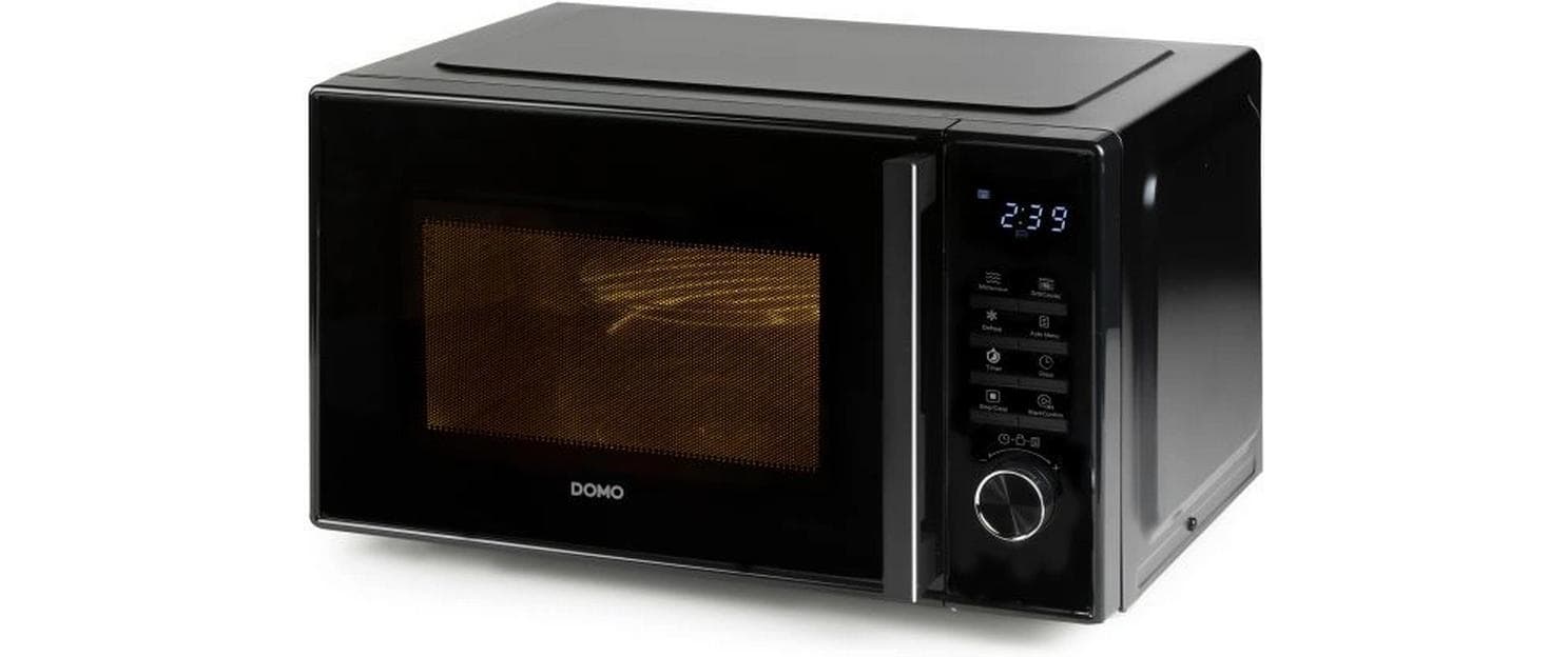 Mikrowelle mit Grill DO22501G Schwarz<br>Mikrowelle mit LED-Anzeige