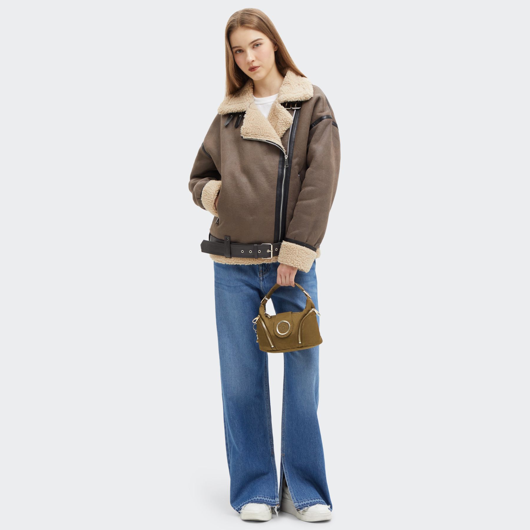 SERA S Petit sac à bandoulière avec sangle amovible - Dry Laurel Spice