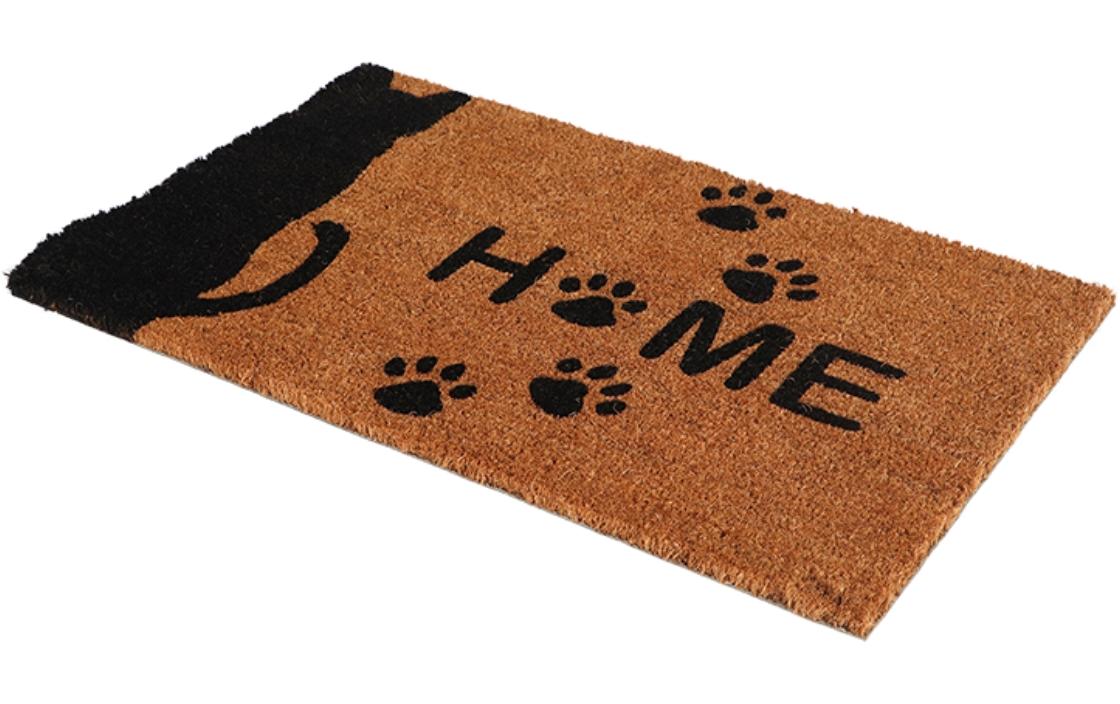 Fussmatte Katze «Home» 45 cm x 75 cmTürmatte aus Kokosfasern