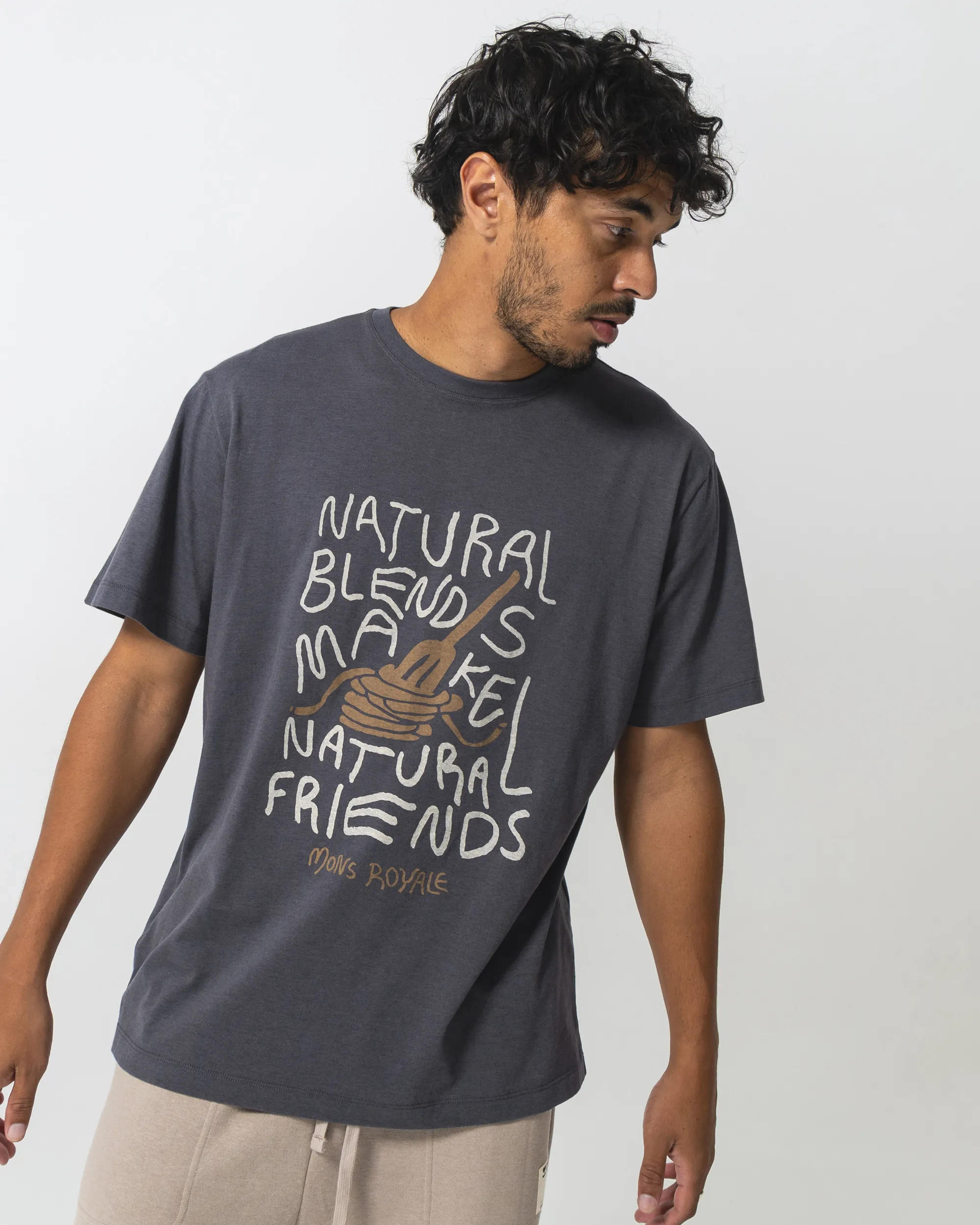 Mons Royale Yonder Merino Cotton Tee M's