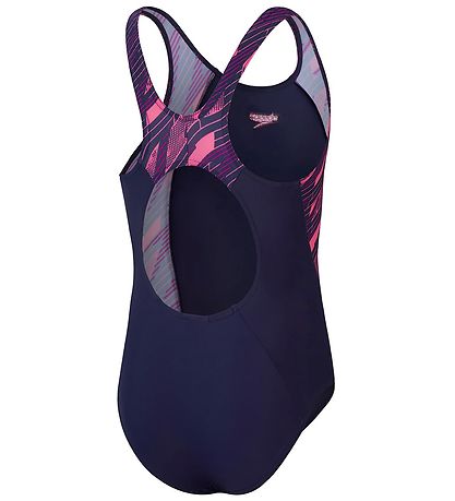 Speedo Bådedragt - Hyperboom Splice Muscleback - Navy/Pink