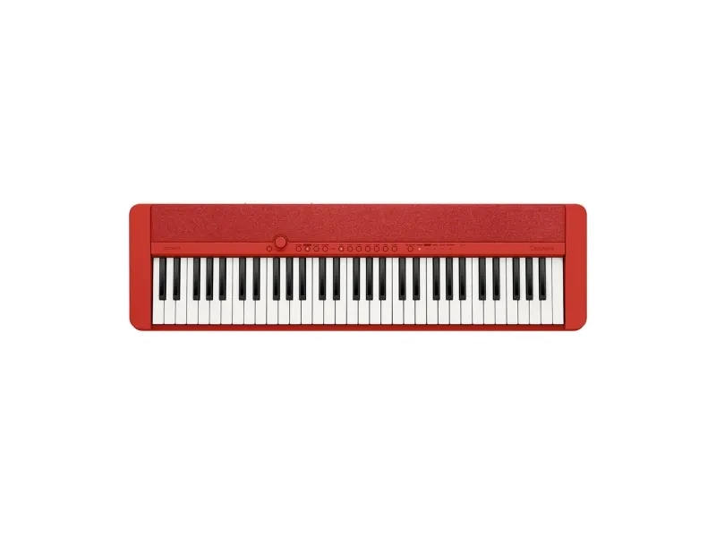 Casio CT-S1, Digital synthesizer, Rød, Vekselstrøm, Batteri, AA, 4,5 kg