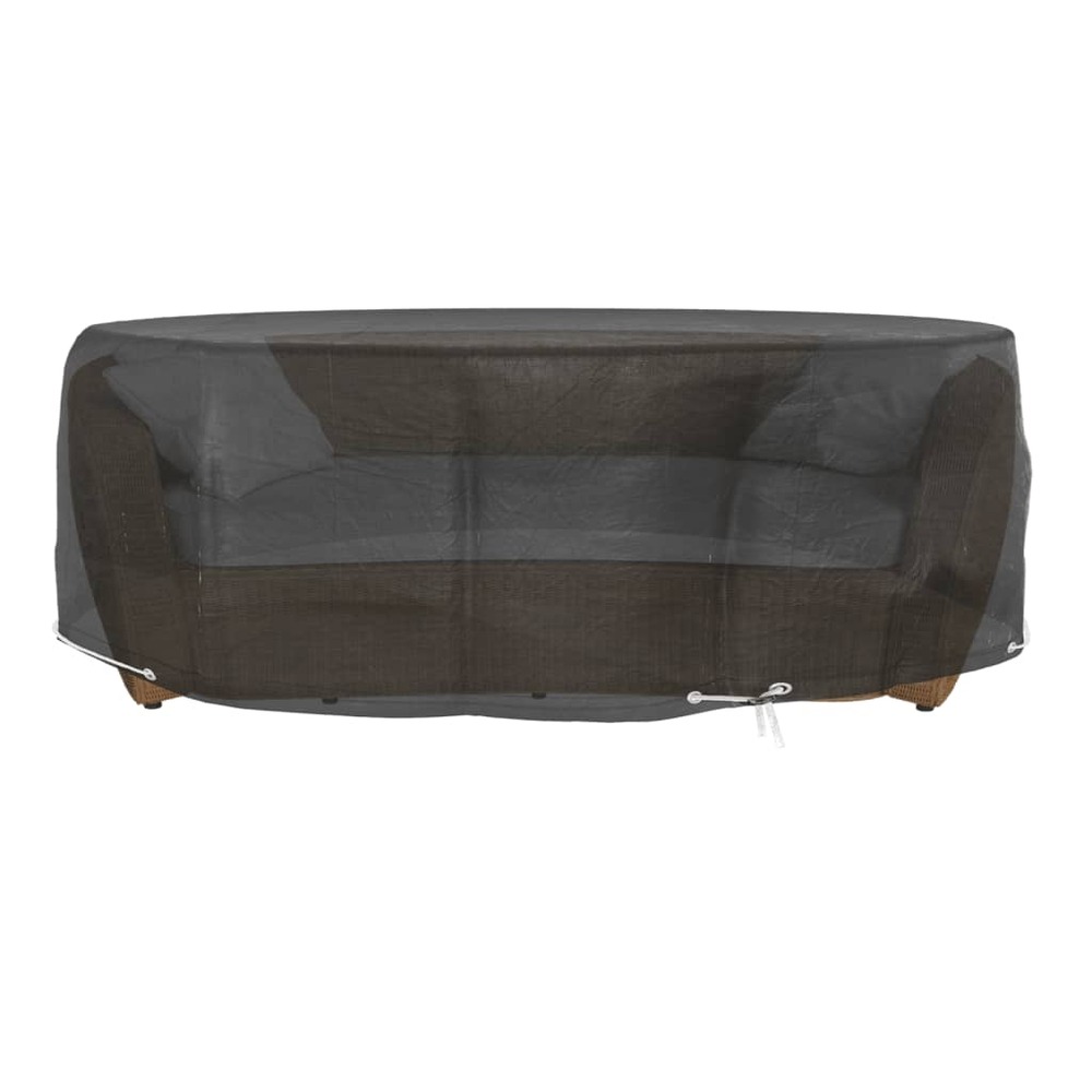 Housse pour salon îlot 8 œillets ø188x50 cm rond