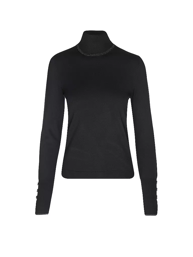 LIU JO Rollkragenpullover schwarz