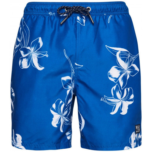 Superdry - Vintage hawaiian swimshort Azul