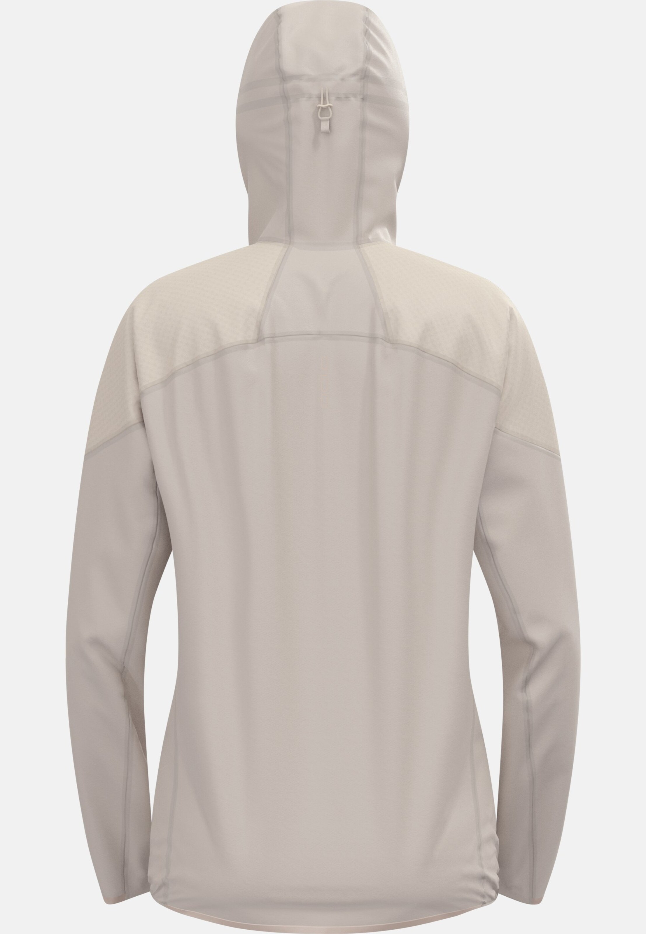 Isolierte und wasserdichte Dual Dry Performance Knit Laufjacke in silver cloud