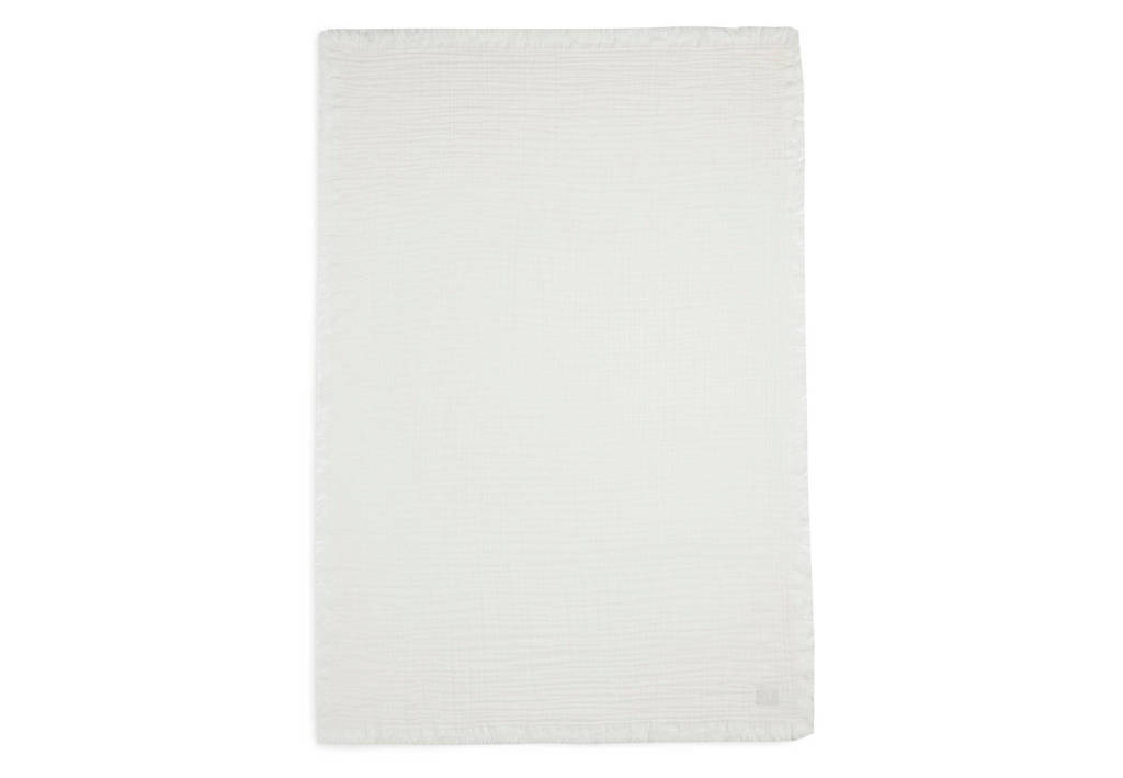 baby ledikantdeken Muslin 120x120cm Ivory